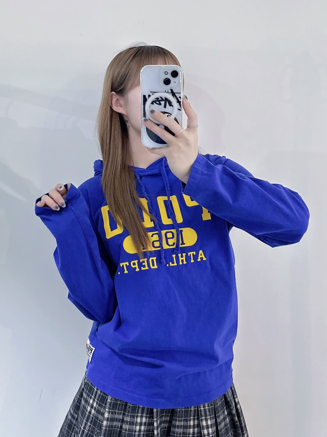 폴로랄프로렌 qr 빅로고 슬리브 후드 상품이미지1