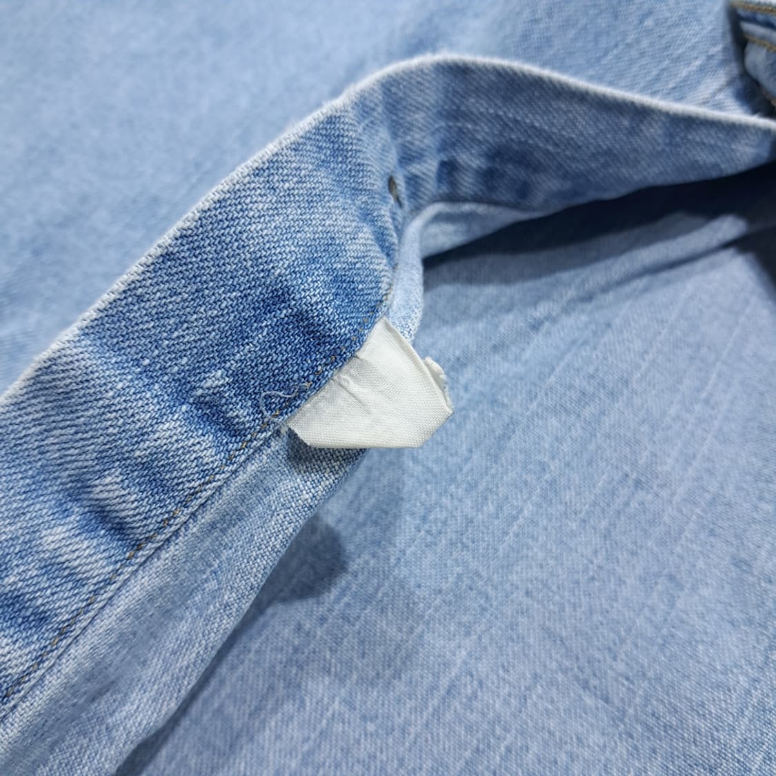 CL587 L 칼하트 00s 코튼 워싱 데님셔츠 셔츠남방 상품이미지6