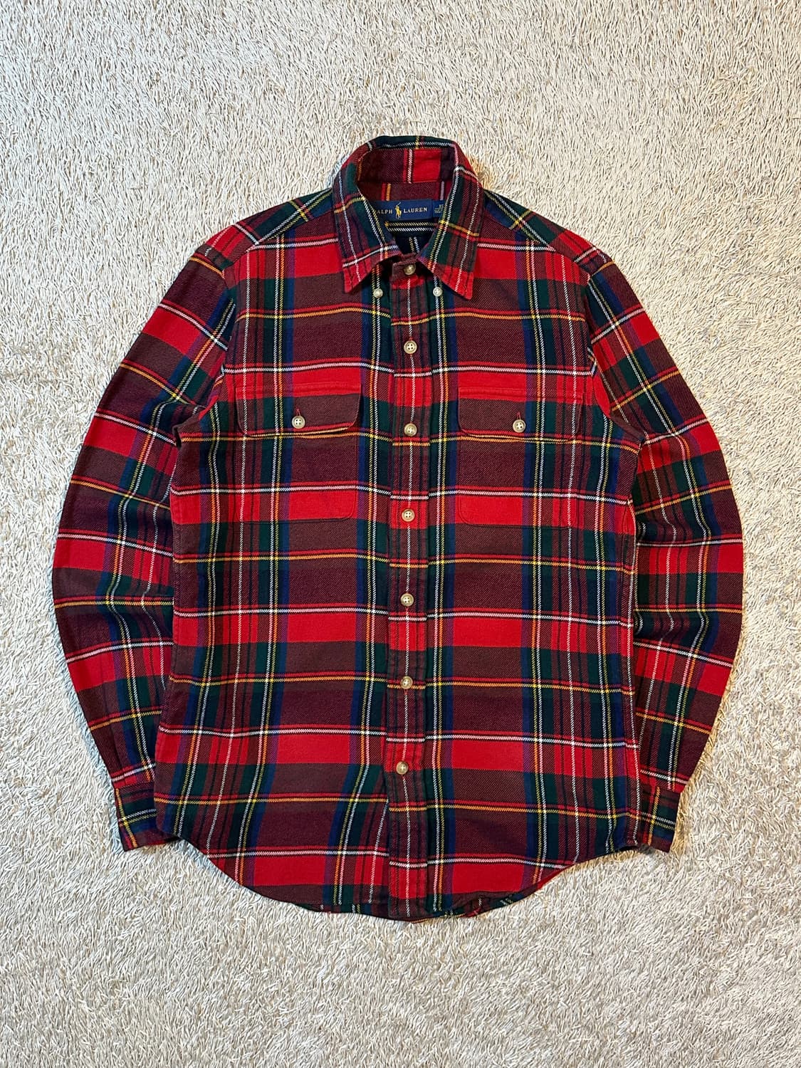 폴로 랄프로렌 신형 투포켓 타탄 체크셔츠 상품이미지1