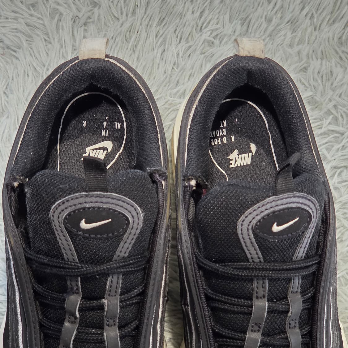 1q-7:나이키 에어맥스 97 블랙 실버 (240mm) 상품이미지6