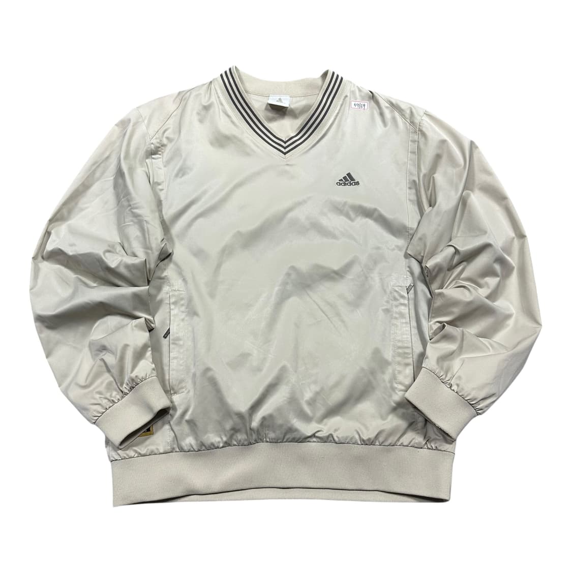 ✨ (바배) 아디다스 골프 브이넥 베이지 웜업  상품이미지1