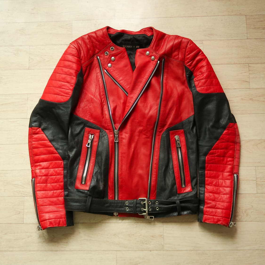 발망 & h&m 레더 라이더 자켓 상품이미지1