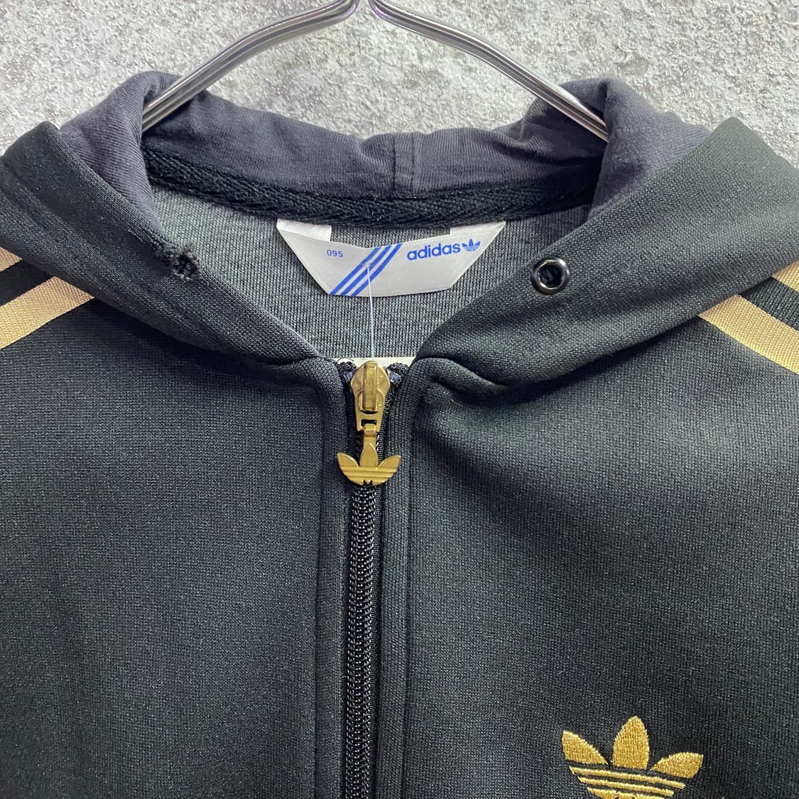 아디다스 오리지널 블랙 후드 져지 B3060 상품이미지4