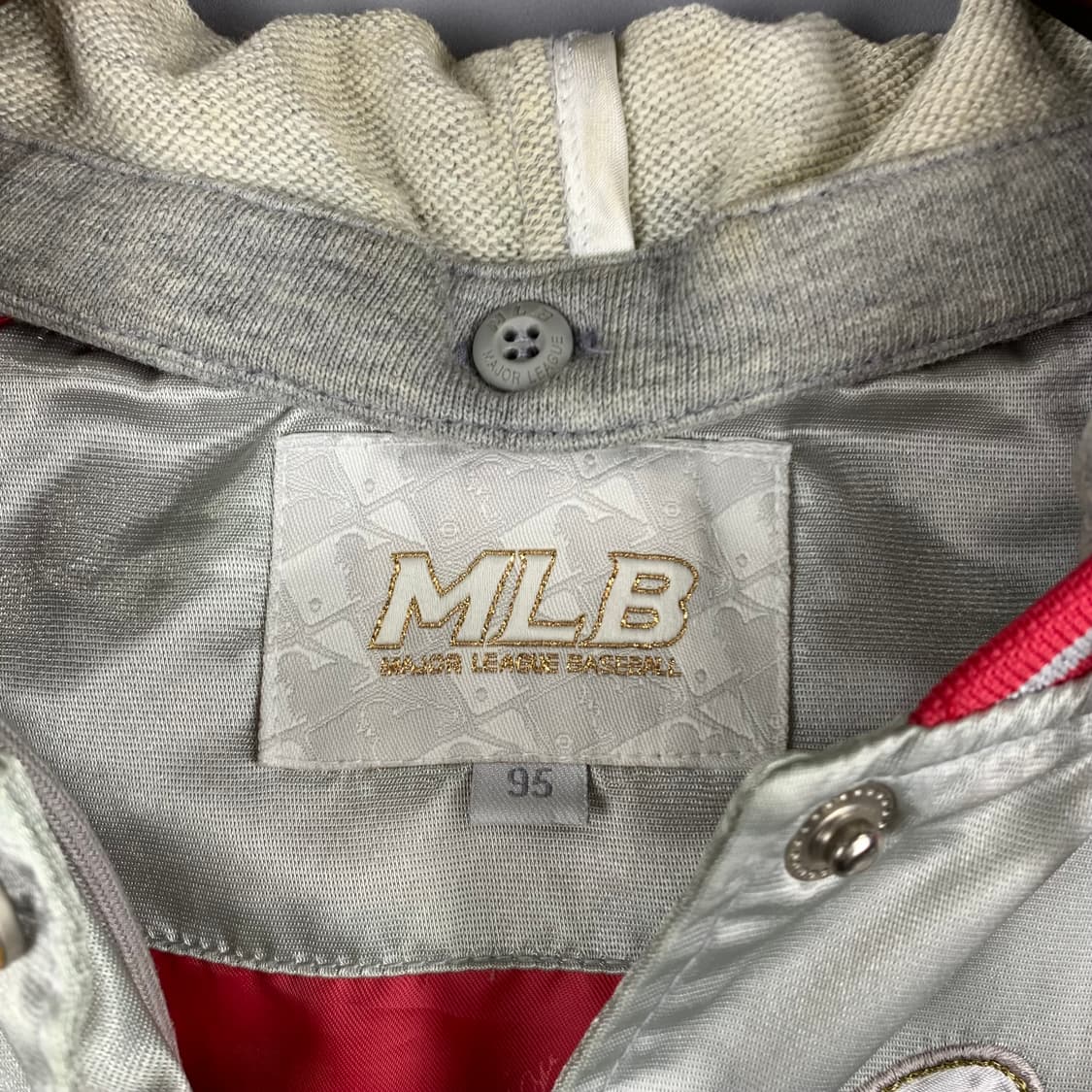 MLB 뉴욕양키스 나그랑 새틴 바시티 자켓 상품이미지6