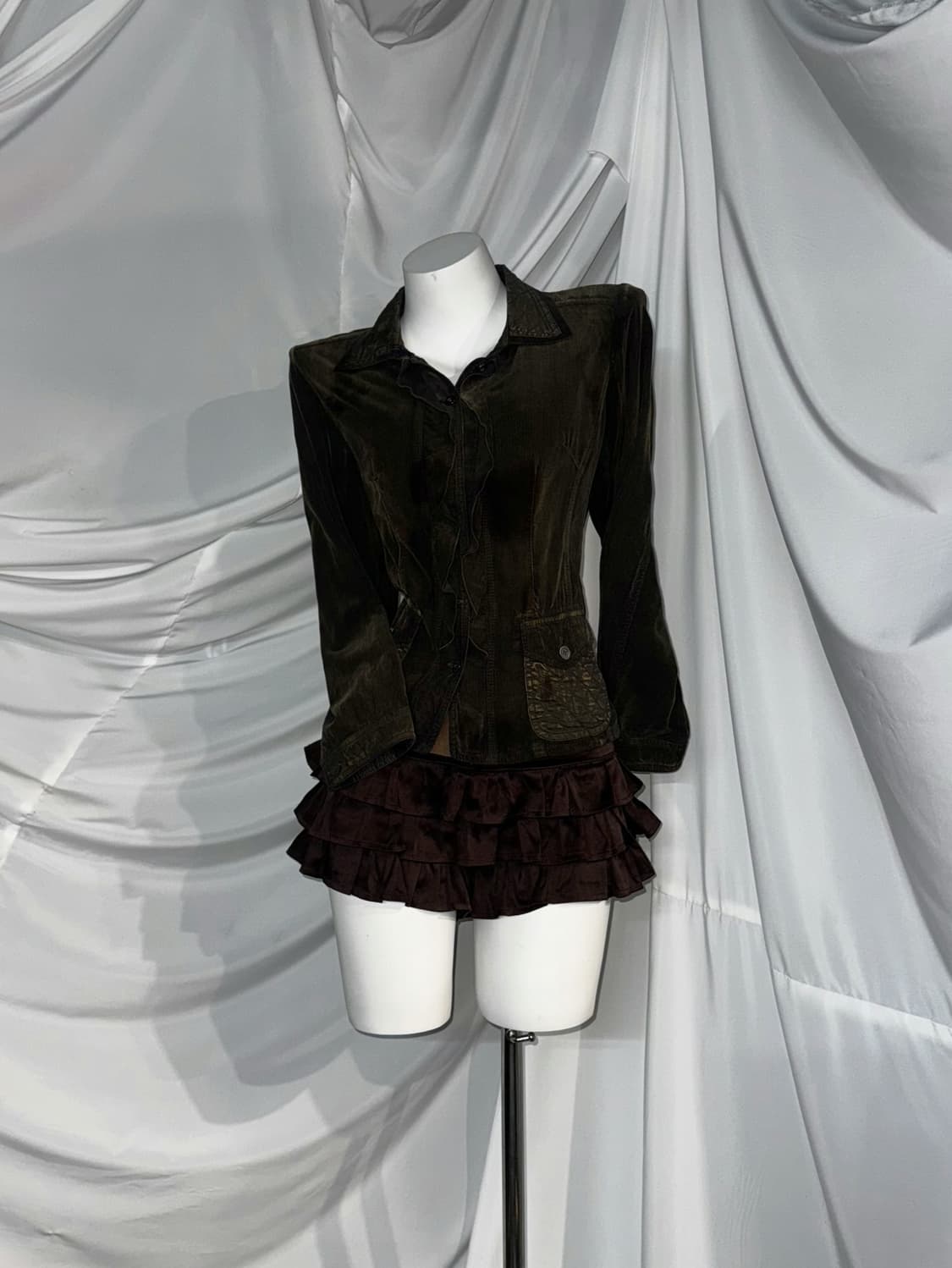 핀터 브라운 빈티지 프레피 코디세트  상품이미지4