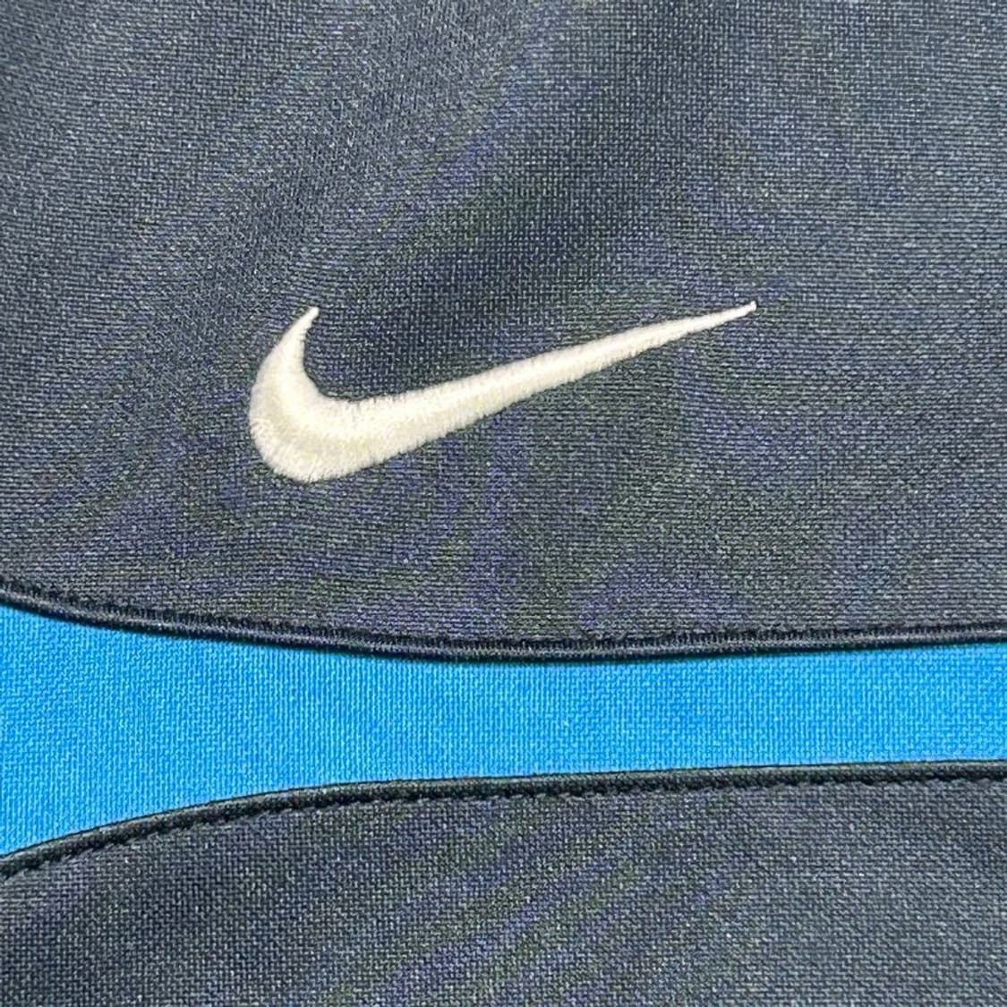 나이키 스우시 배색라인 져지 트랙탑 네이비 L 상품이미지2