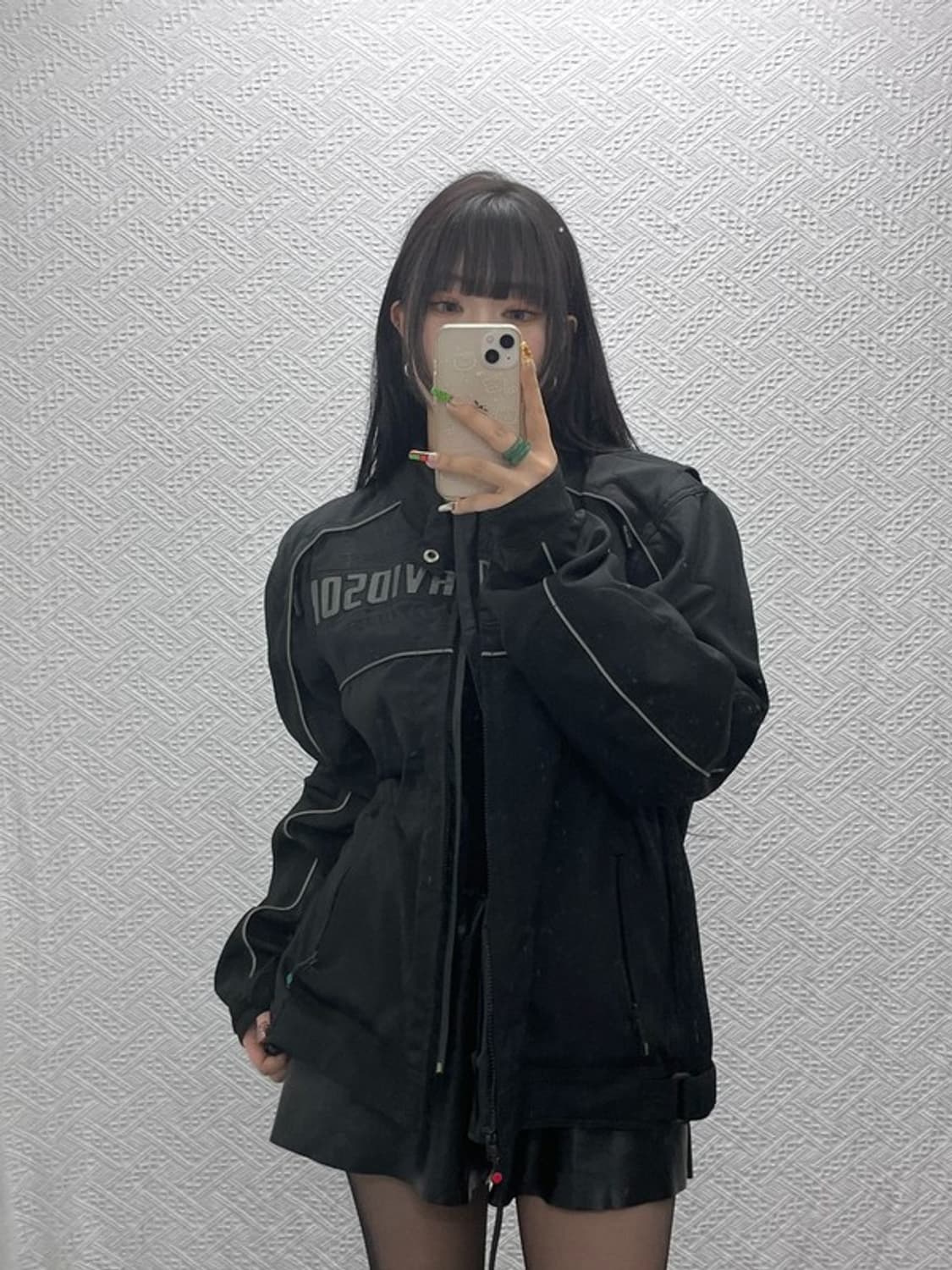 할리 데이비슨 스트릿힙합 모터사이클 레이싱 바이커 자켓 XL C09581 상품이미지2