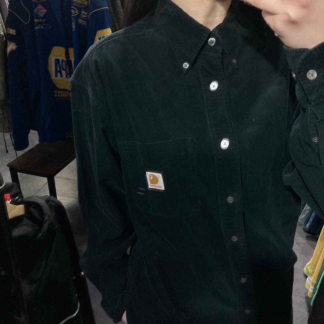 [IM] 칼하트 코듀로이 긴팔셔츠 딥그린 상품이미지5