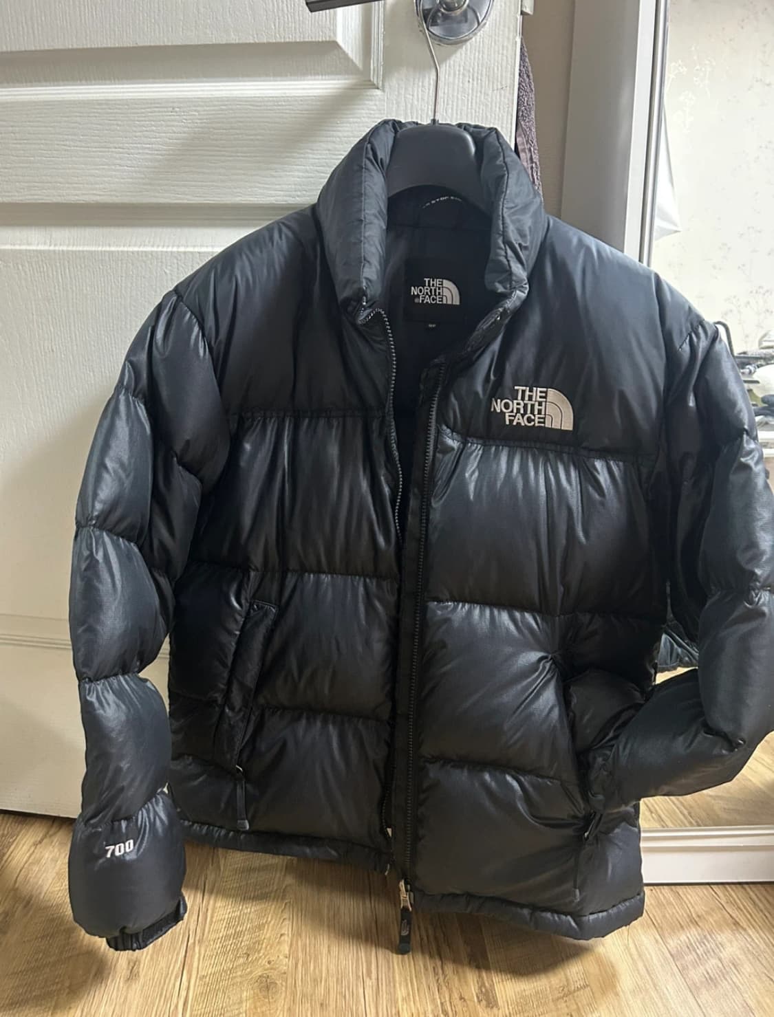 노스페이스 눕시 700 패딩 자켓 블랙 s 상품이미지1