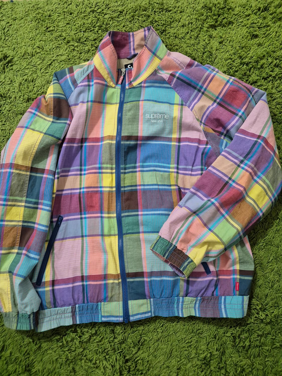 supreme 마드라스자켓 멀티컬러 L 상품이미지1