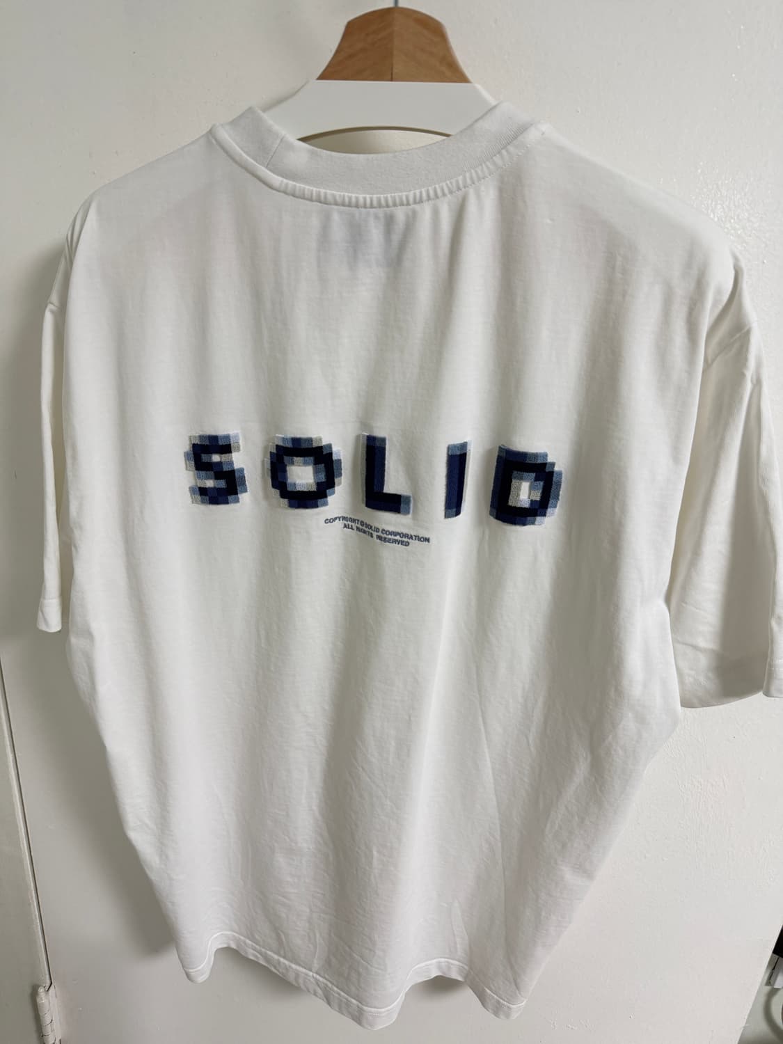 (50)솔리드옴므 반팔티셔츠 화이트 상품이미지2