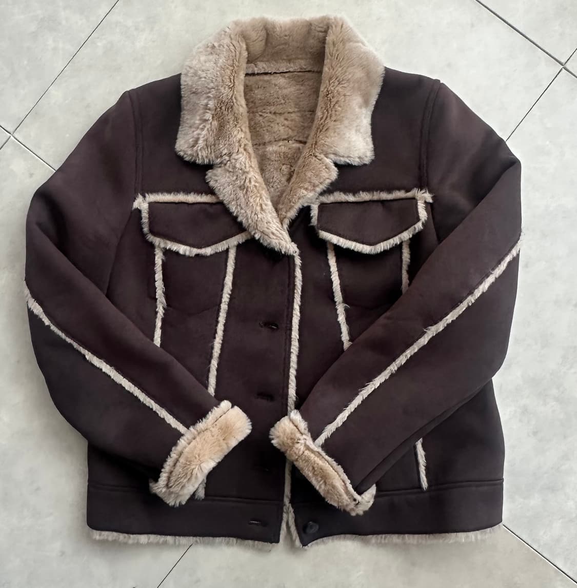 빈티지 스웨이드 트러커자켓 상품이미지2