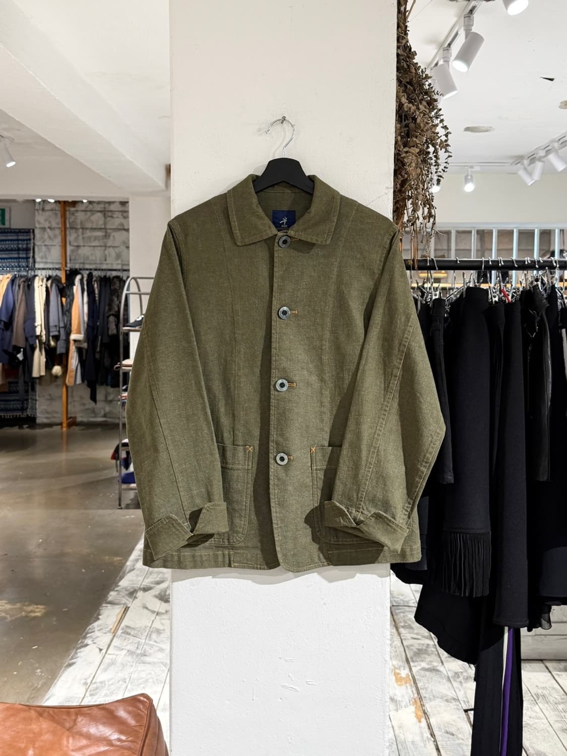 하이 스포팅 기어 올리브 코튼 워크 자켓 상품이미지1