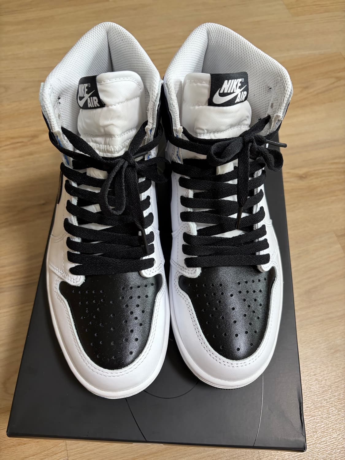 조던 1 x 프라그먼트 x 유니온 LA 하이 OG SP 화이트 블랙 상품이미지2