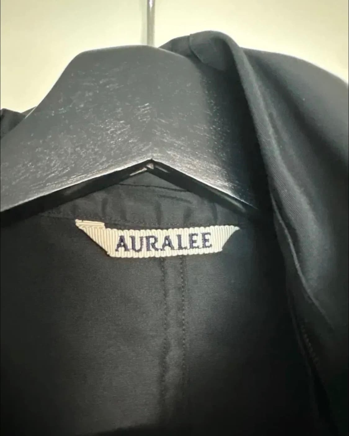 오라리 실크 후디드 블루종 블랙 5사이즈 상품이미지2