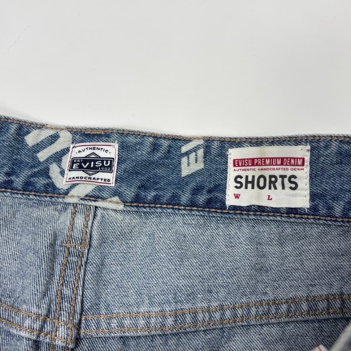 에비수 로고 프린팅 반바지 상품이미지4