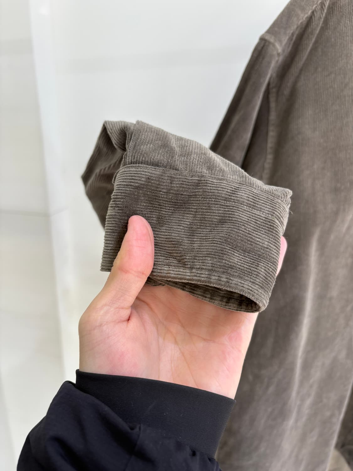 NEW YORK PAPA (Made in Japan) 코듀로이 풀오버셔츠 상품이미지4