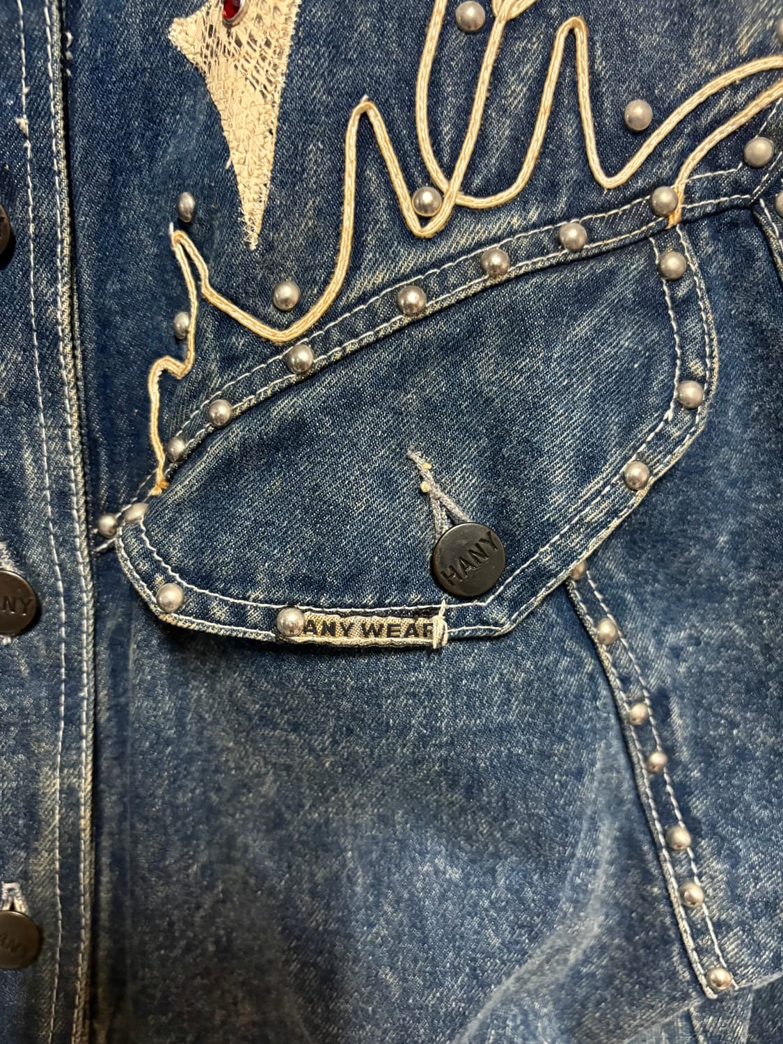 [M] Hany Wear 잼스톤 데님 크롬 자켓 상품이미지3