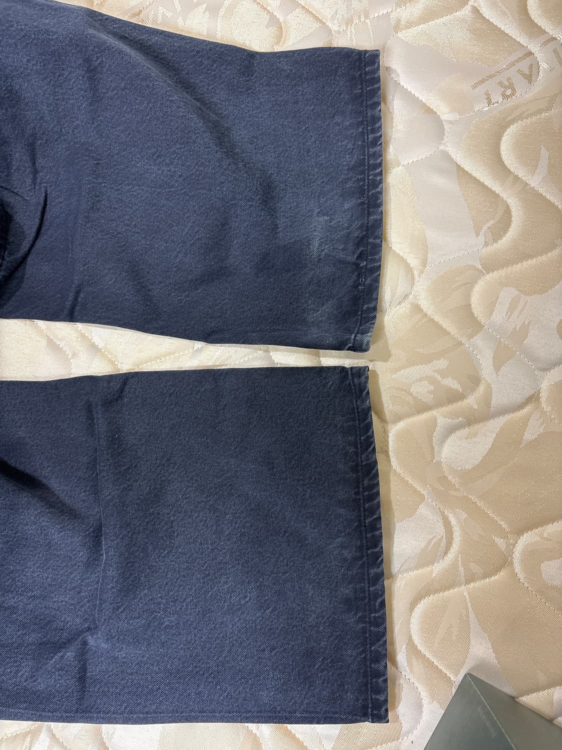 [2,M] 999휴머니티 AV 플리츠 데님 팬츠 (페이디드 네이비) 상품이미지5