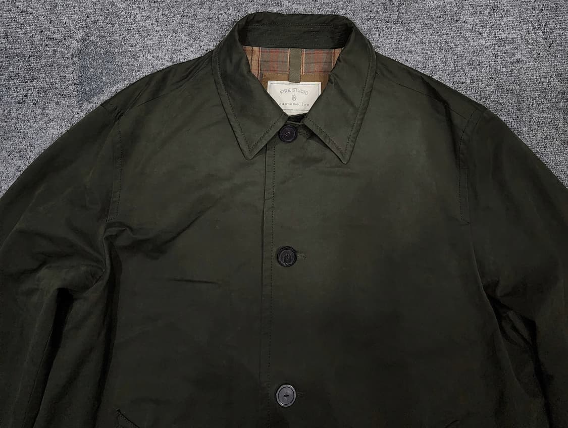 커스텀멜로우 x 파이어스튜디오 이민규 콜라보 협업 필드 코트 L 상품이미지5