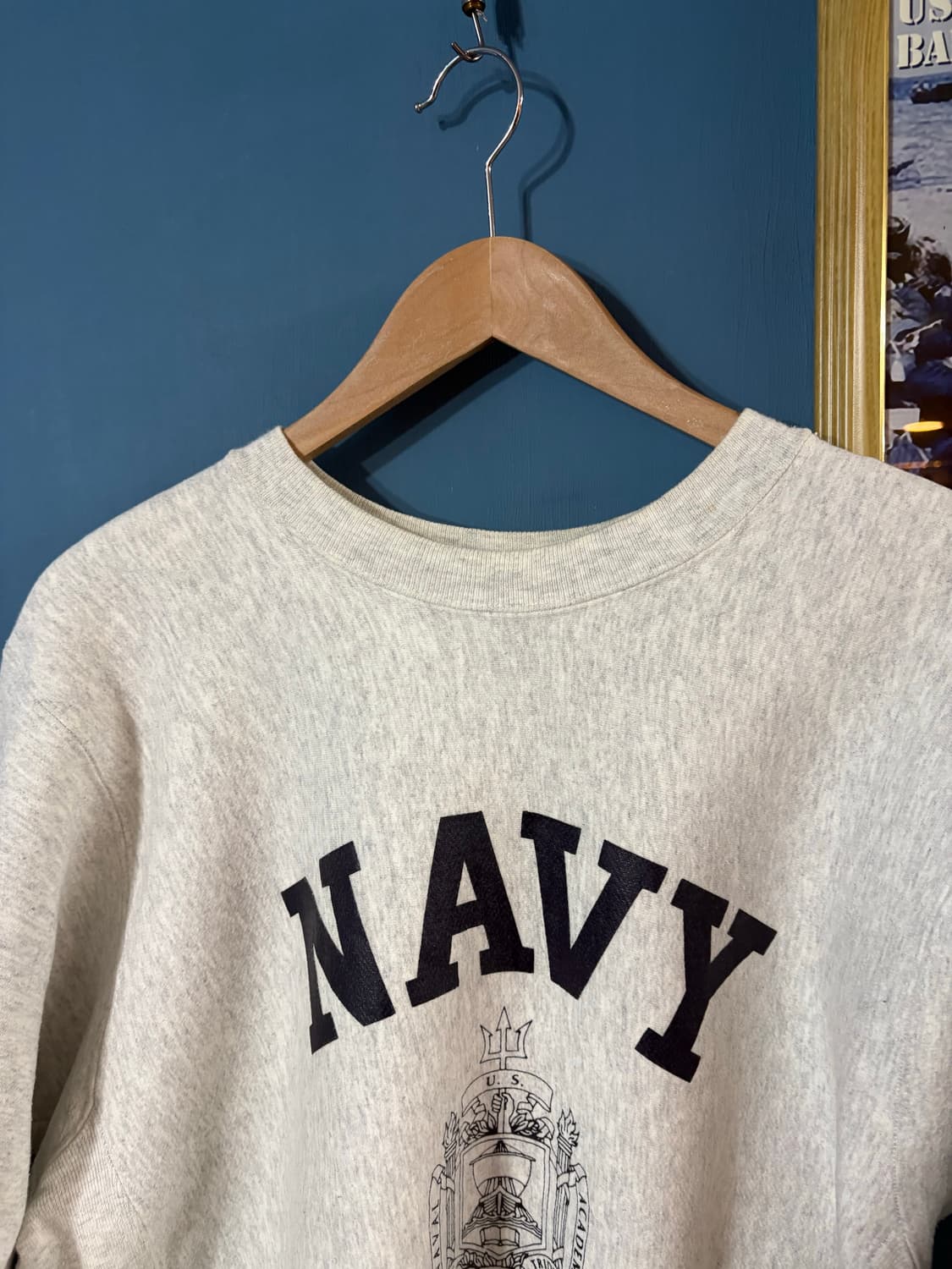 90‘s U.S Naval Academy Store Navy  R/W 상품이미지2