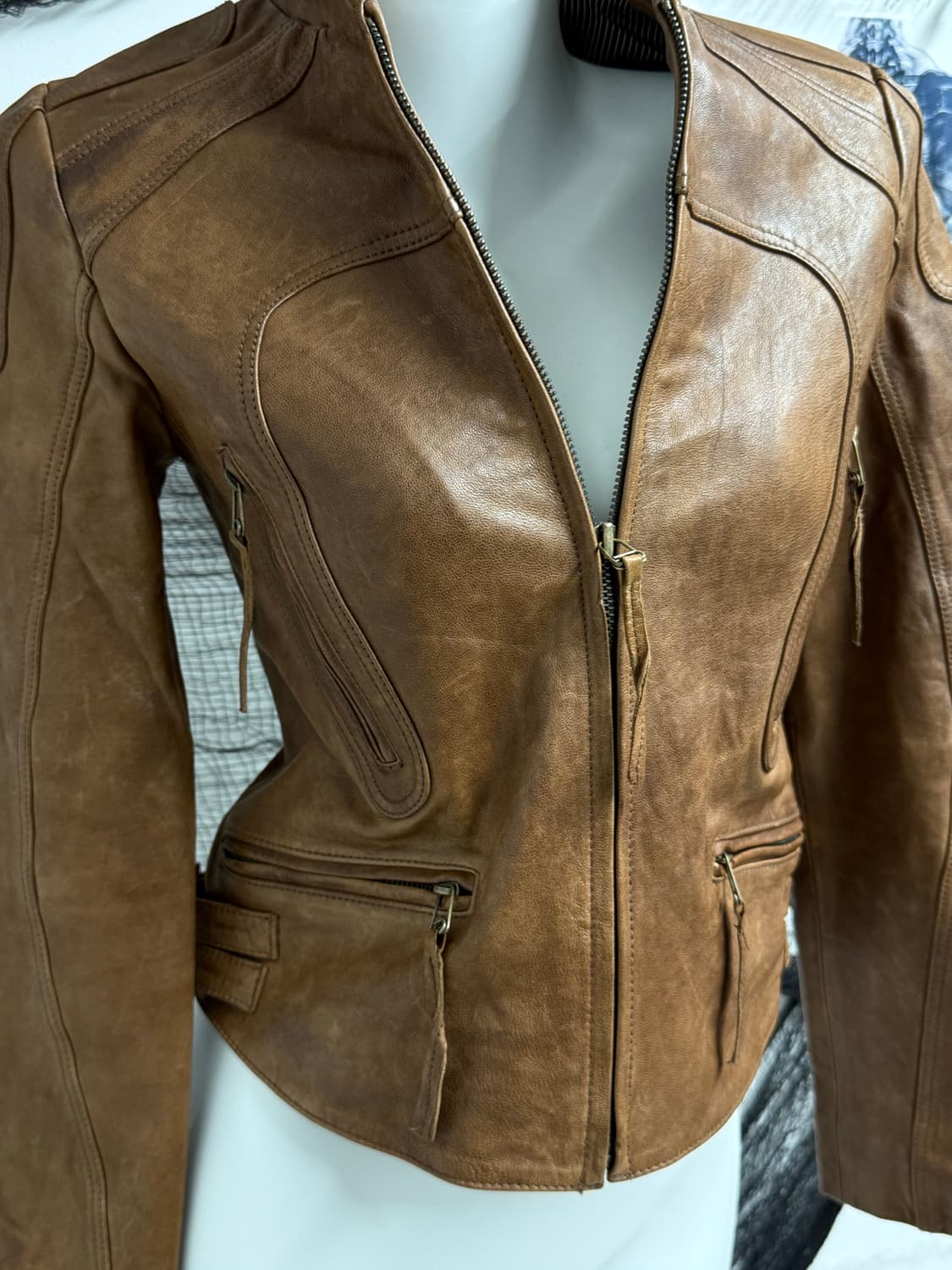 Leather jacket (양가죽)  상품이미지2
