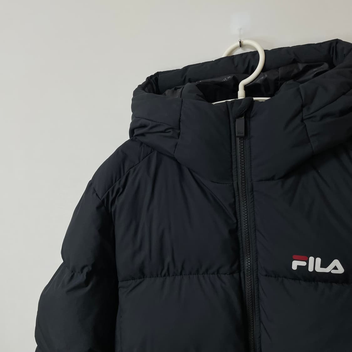 [ L ] 휠라 빅로고 프리미엄 덕다운 패딩 상품이미지3