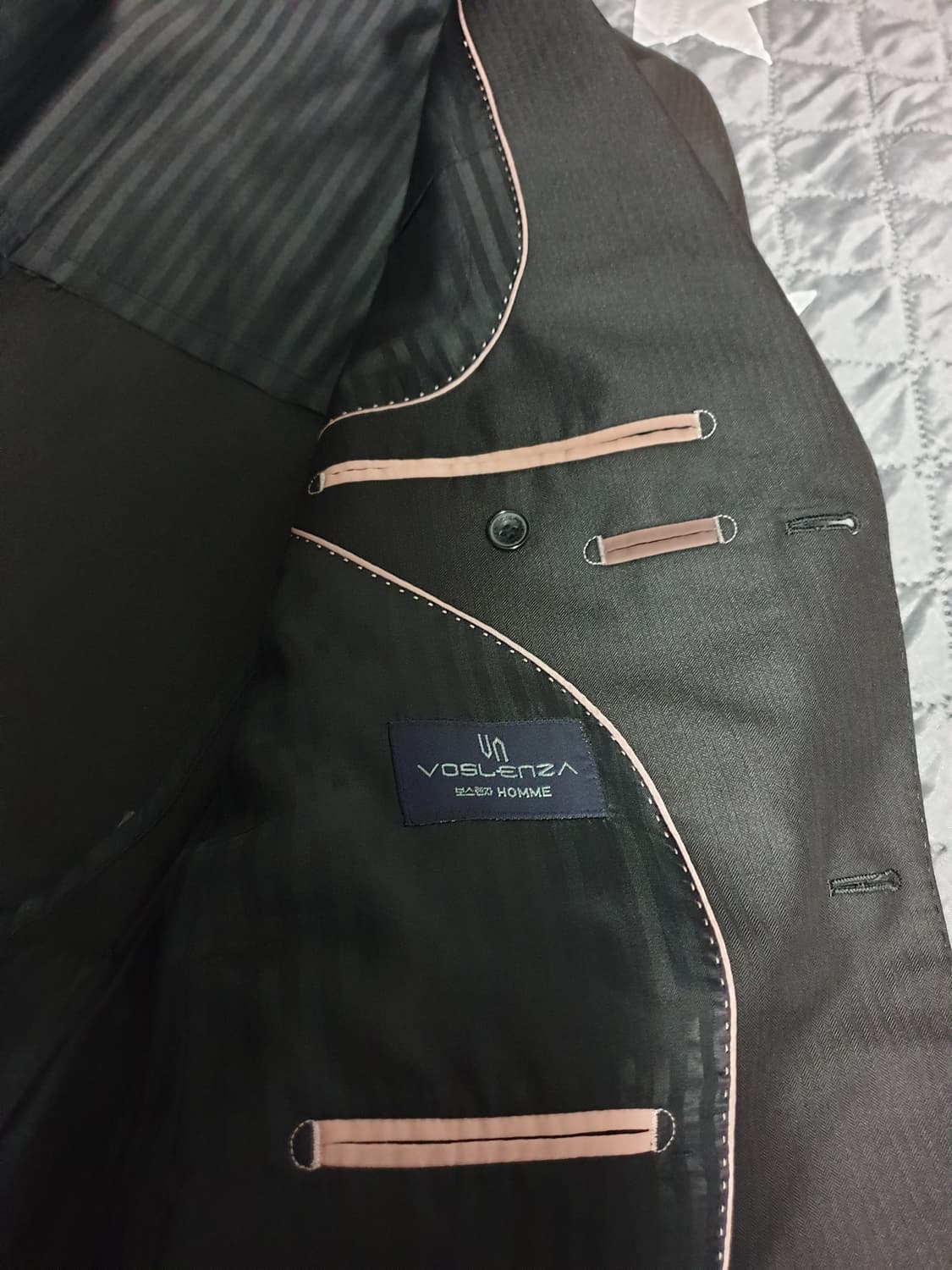 보스렌자 클래식 수트 셋업 (상의:100  하의:34인치) 상품이미지5