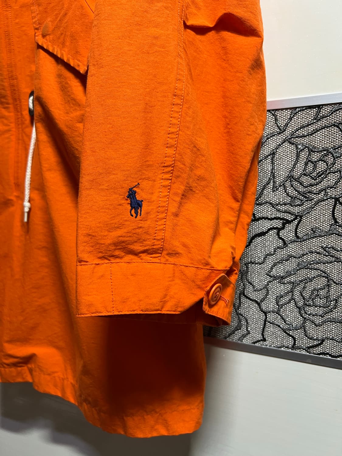 빈티지 폴로 랄프로렌 피쉬테일 오렌지 파카 상품이미지5