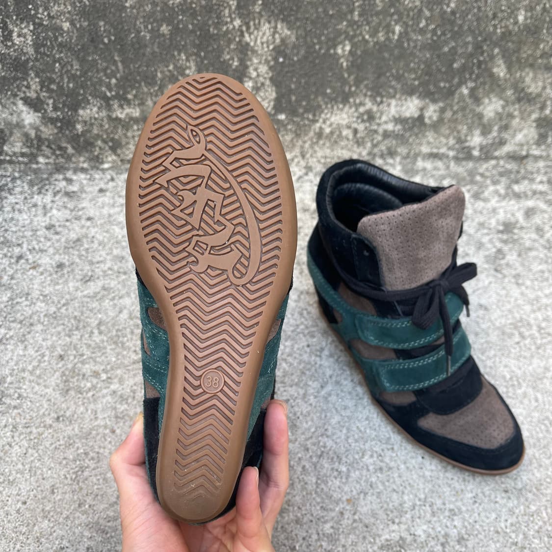 [38] ASH 스웨이드 웨지힐 스니커즈 (245) 상품이미지6