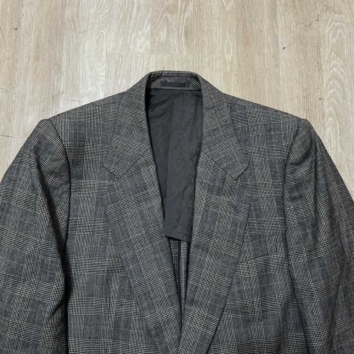 랑방 파리스 클래식 체크 정장 자켓 M/95  상품이미지2