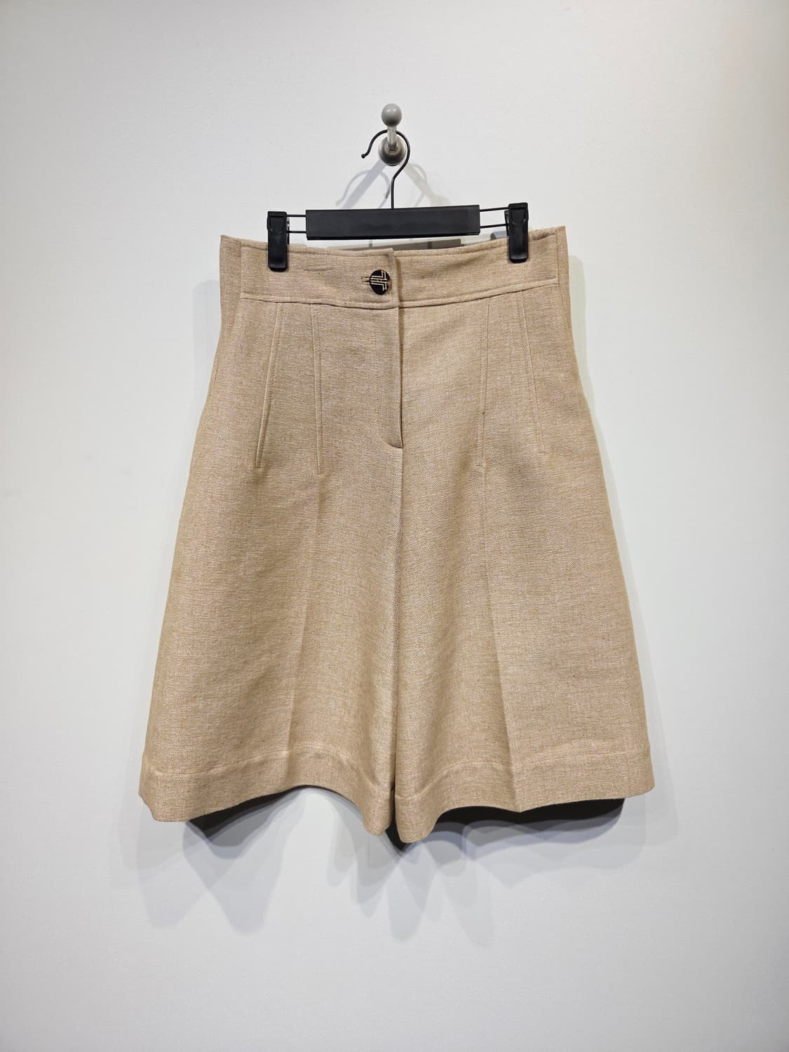 LANVIN 랑방 컬렉션 베이지 핀턱 하프 팬츠 상품이미지2