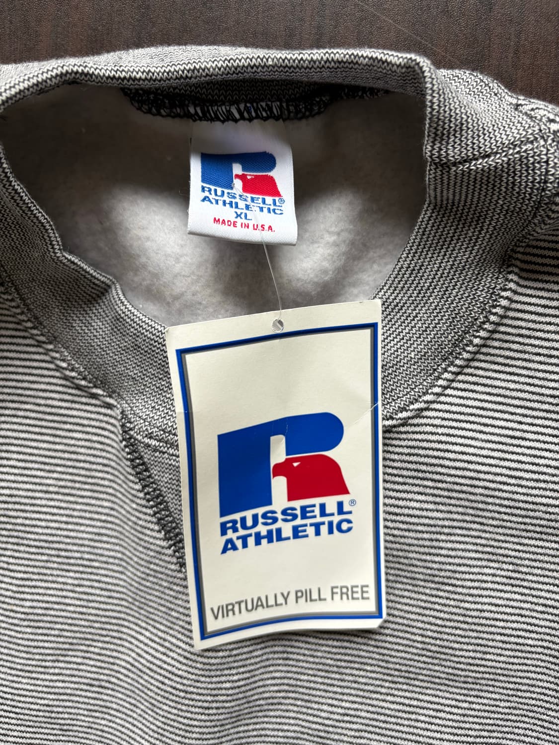 러셀 Russell 스트라이프 스웻 맨투맨 새상품 상품이미지3