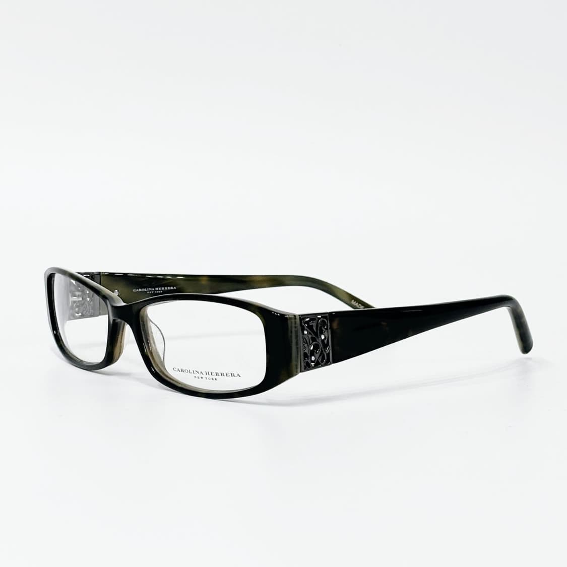 CAROLINA HERRERA 그린 뿔테 데드스탁 빈티지안경 상품이미지2