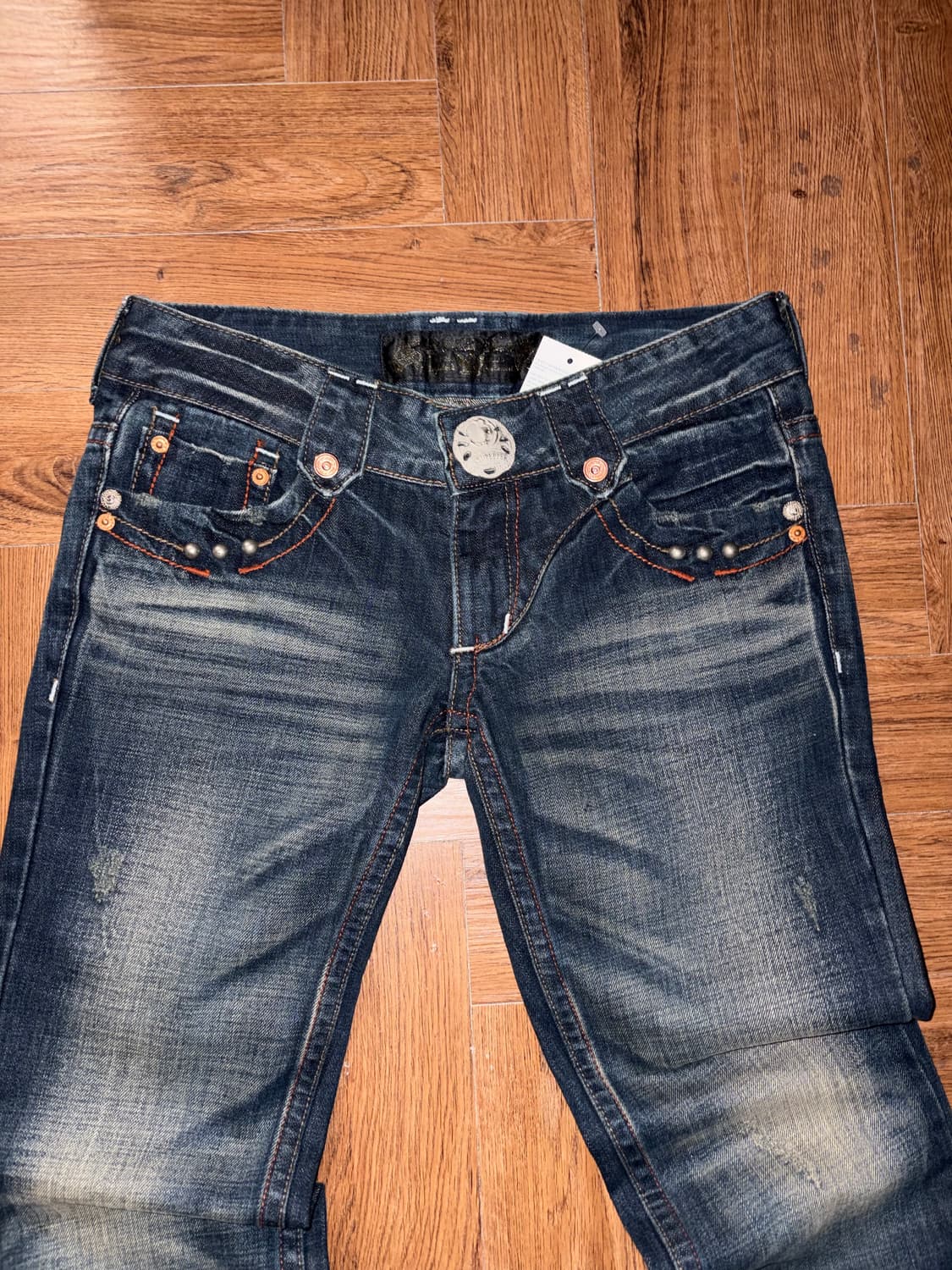 레드페퍼 부츠컷 로우라이즈 데님팬츠 상품이미지5