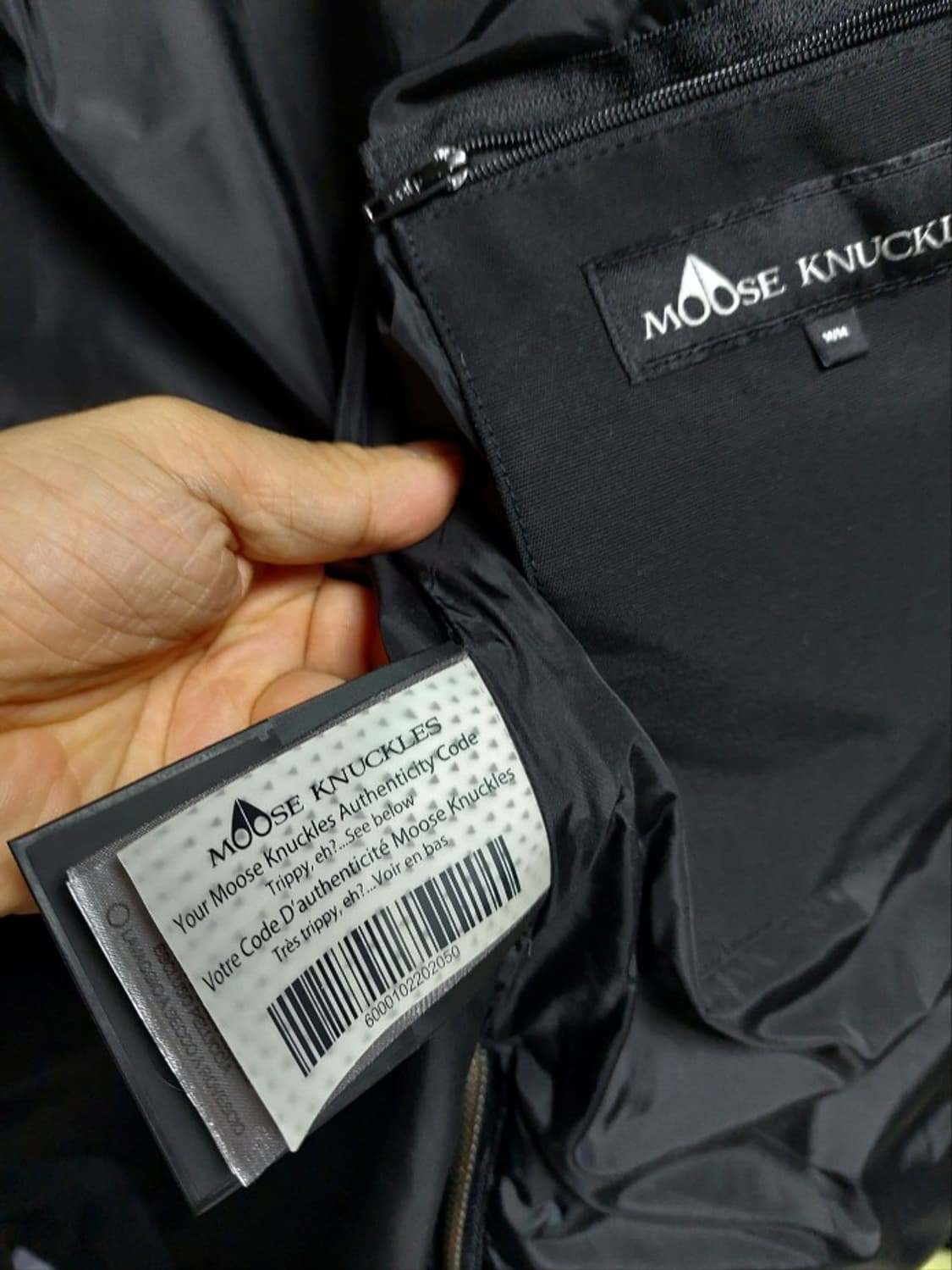 무스너클 쓰리쿼터 블랙 상태최상 패딩 m 상품이미지7