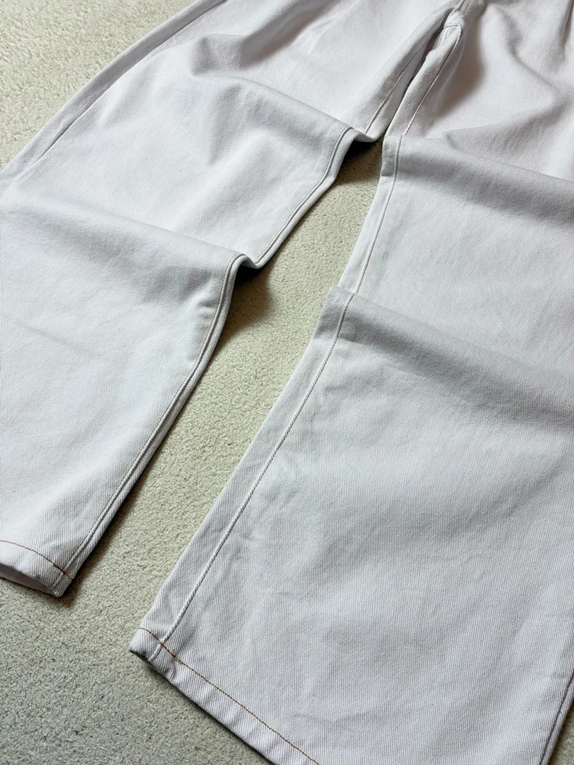 Selected 투턱 헤비코튼 데님 팬츠 PN7794 상품이미지5