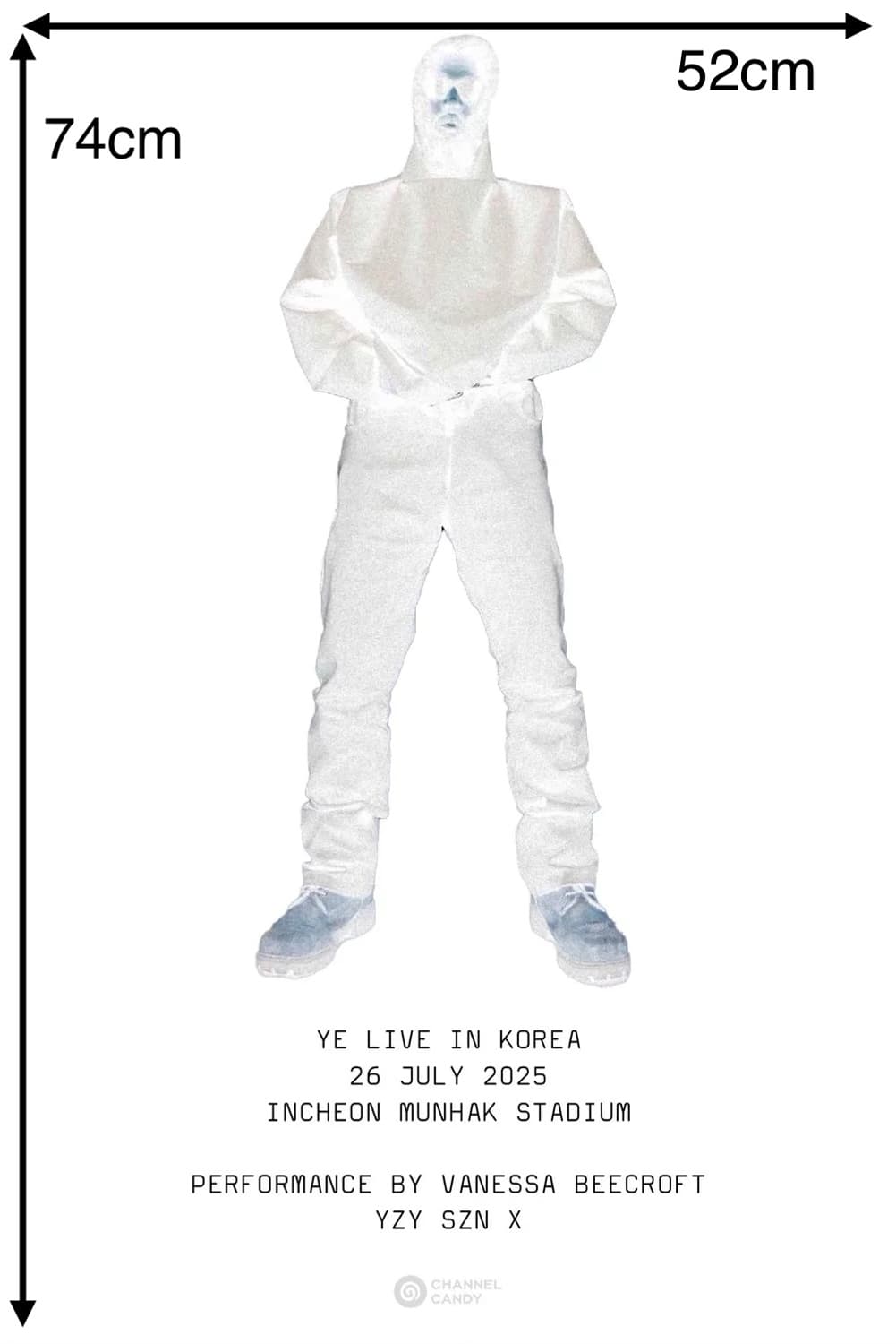 칸예웨스트 콘서트 VIP 전용 MD 포스터 새상품 상품이미지3