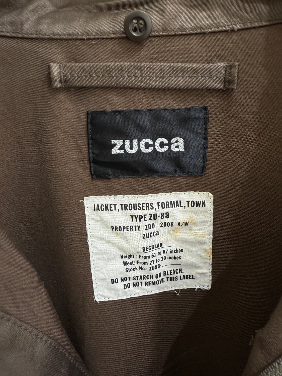 ZUCCA (Made in Japan) 야상 자켓 상품이미지7