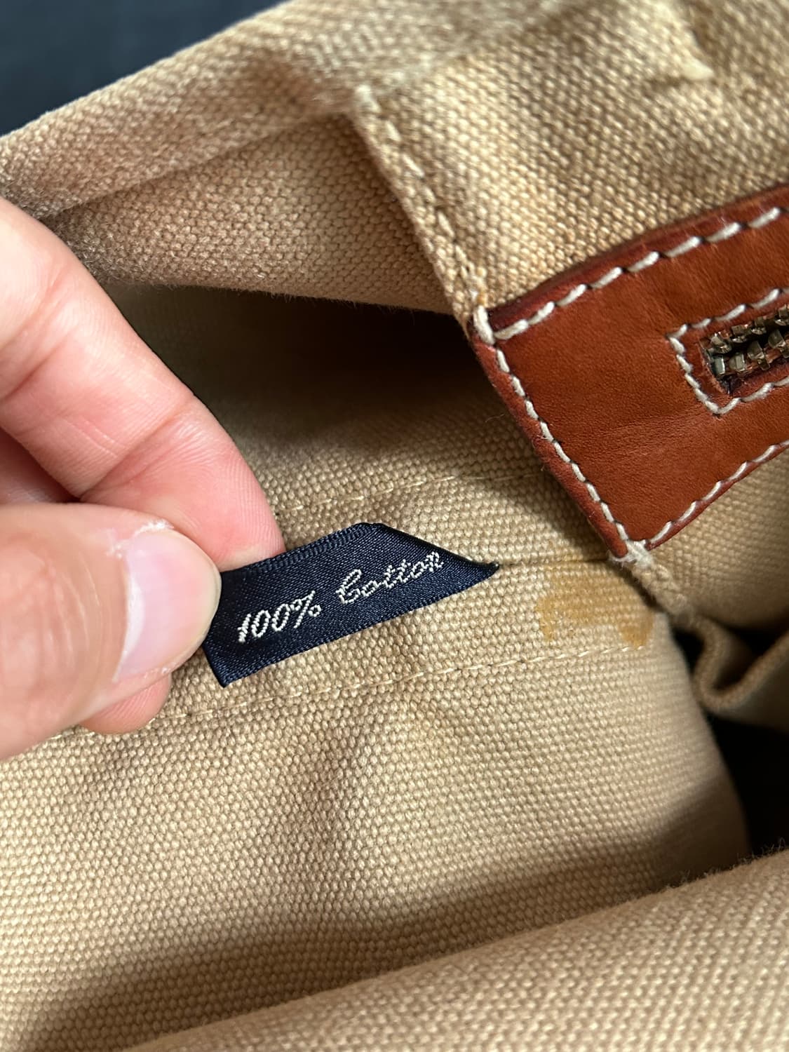 폴로 랄프로렌 캔버스 토트백 상품이미지8