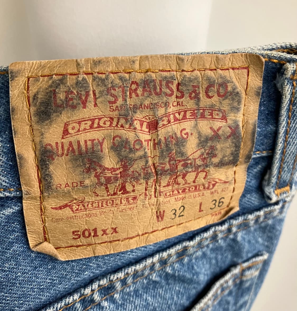 90's usa 리바이스 501 데님 팬츠 32 상품이미지4