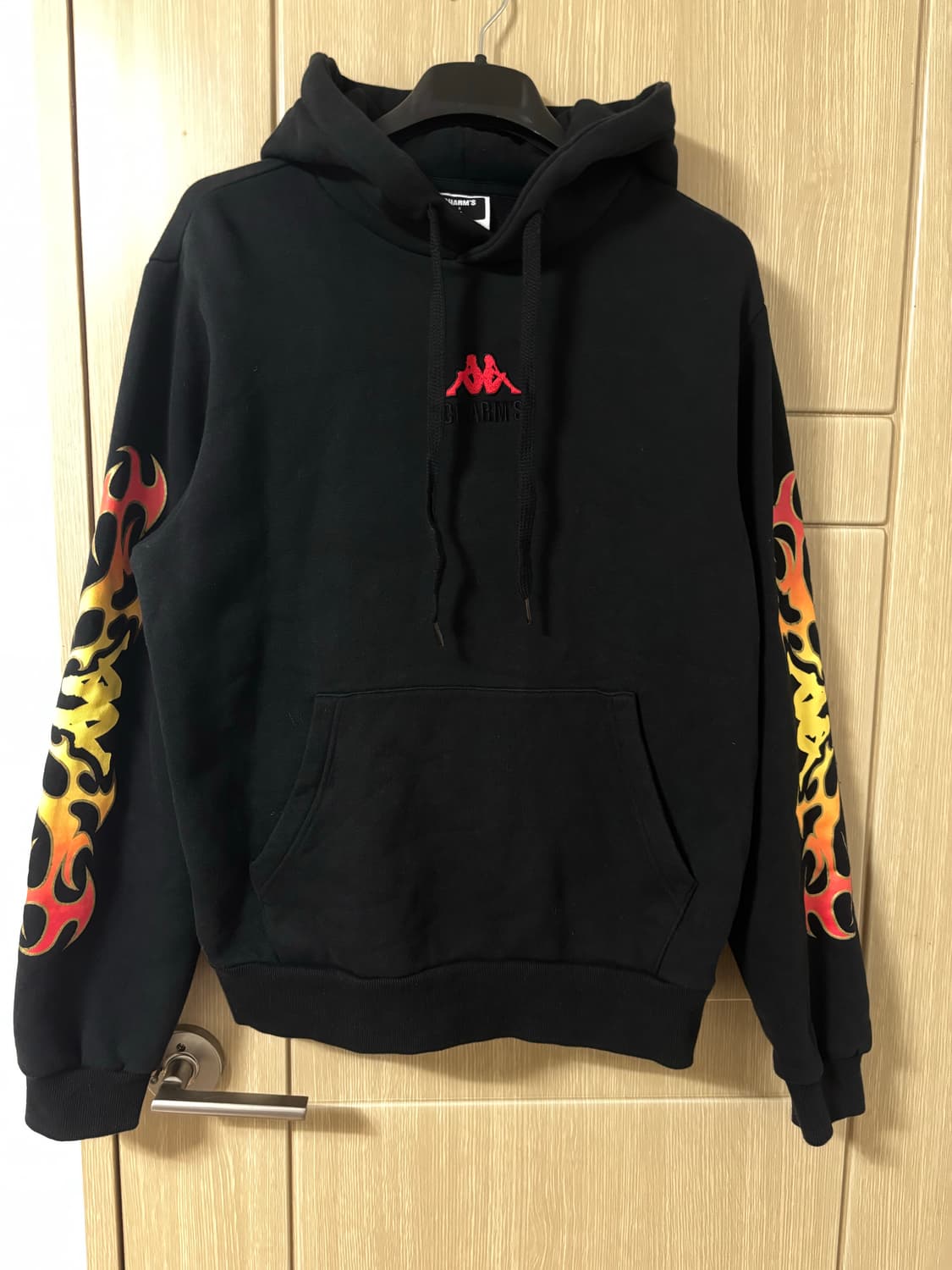 카파x 참스 블랙 후드티 상품이미지1