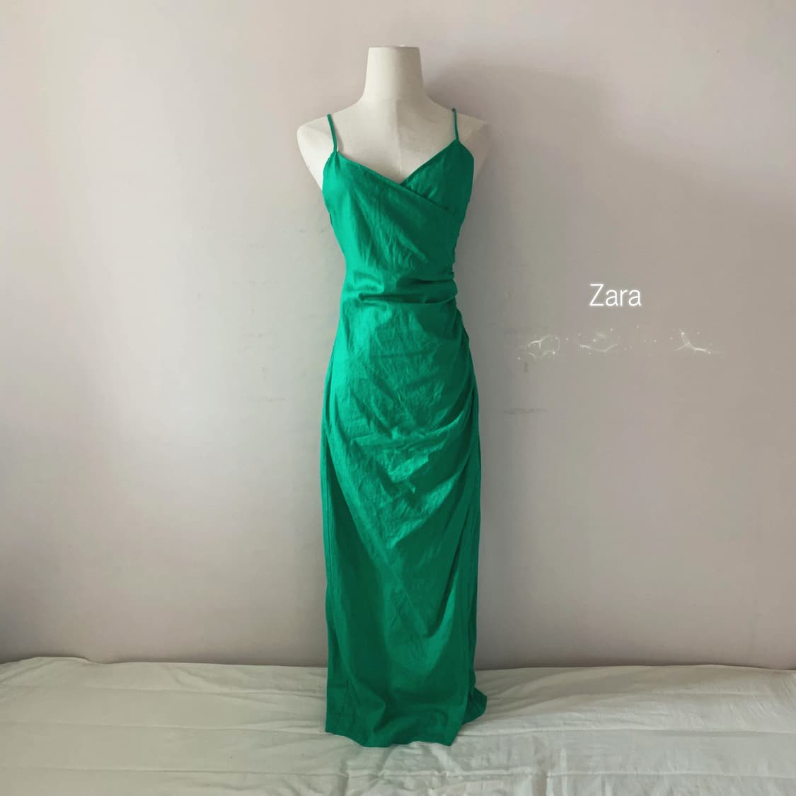 Zara 자라 원피스 그린 원피스 빈티지 원피스 모리 원피스 하구미깔 상품이미지1