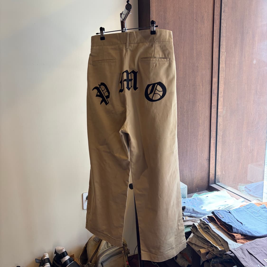 피마원 베이지 워크 팬츠 상품이미지2