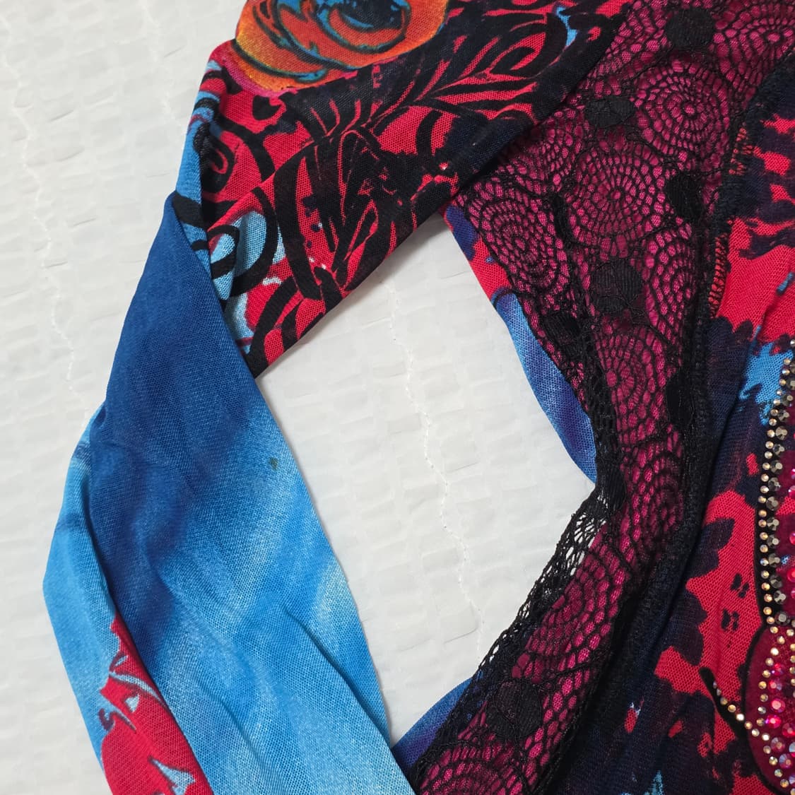 보헤미안 오리엔탈 y2k 90s00s 고스펑크락 롱슬리브 상품이미지6