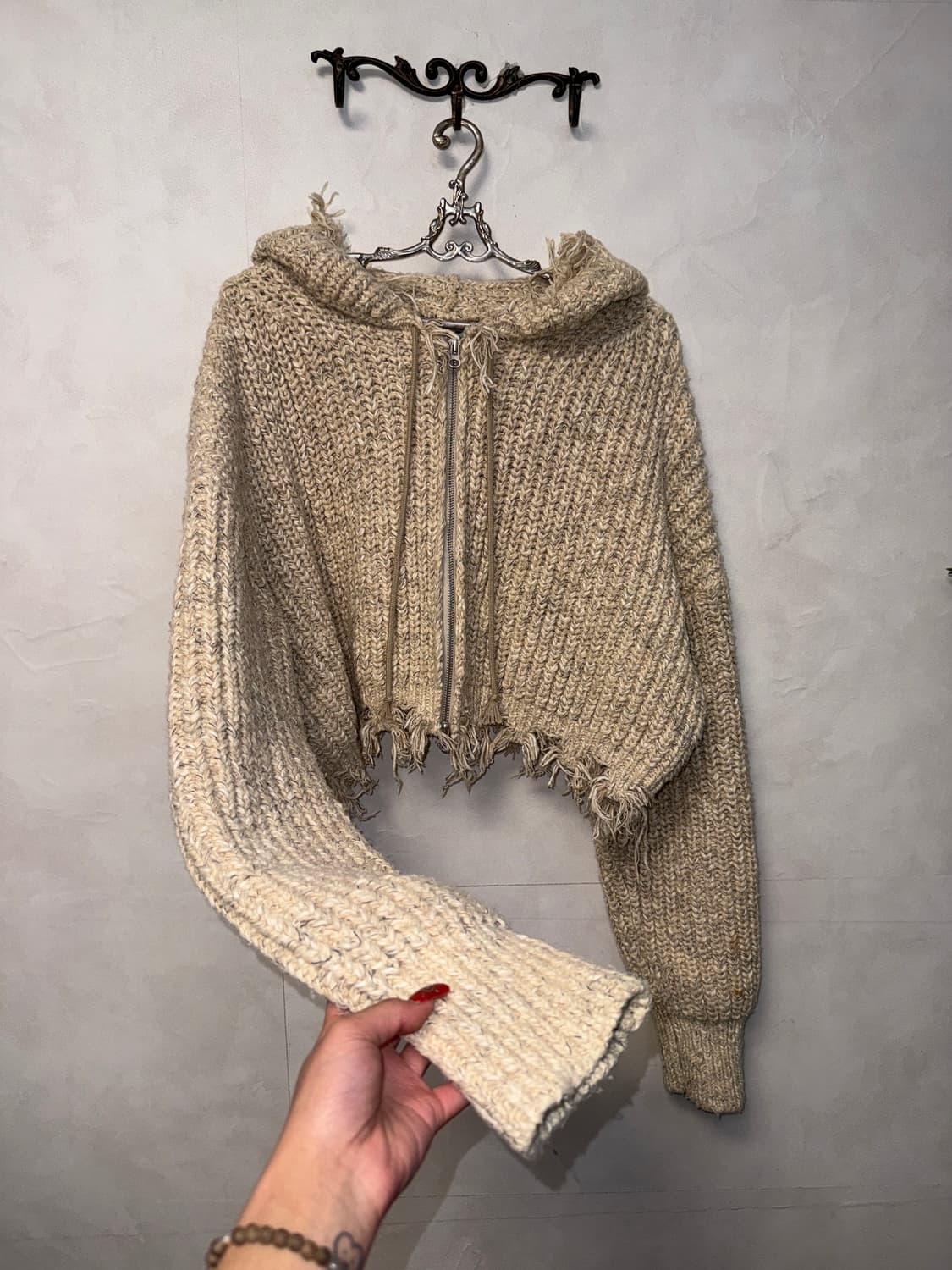 GATELESS Lip zip-up beige 상품이미지2