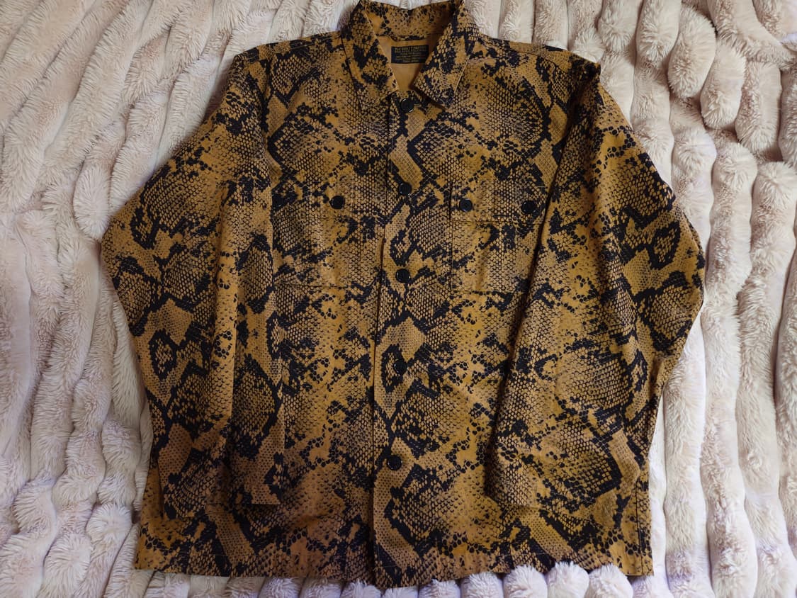 와코마리아 파이톤 아미 셔츠 L 상품이미지1