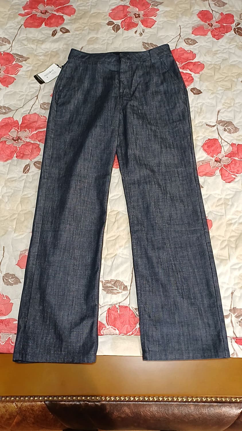 몽돌 미사용 와이드여름데님팬츠 27인치 기장102 상품이미지1