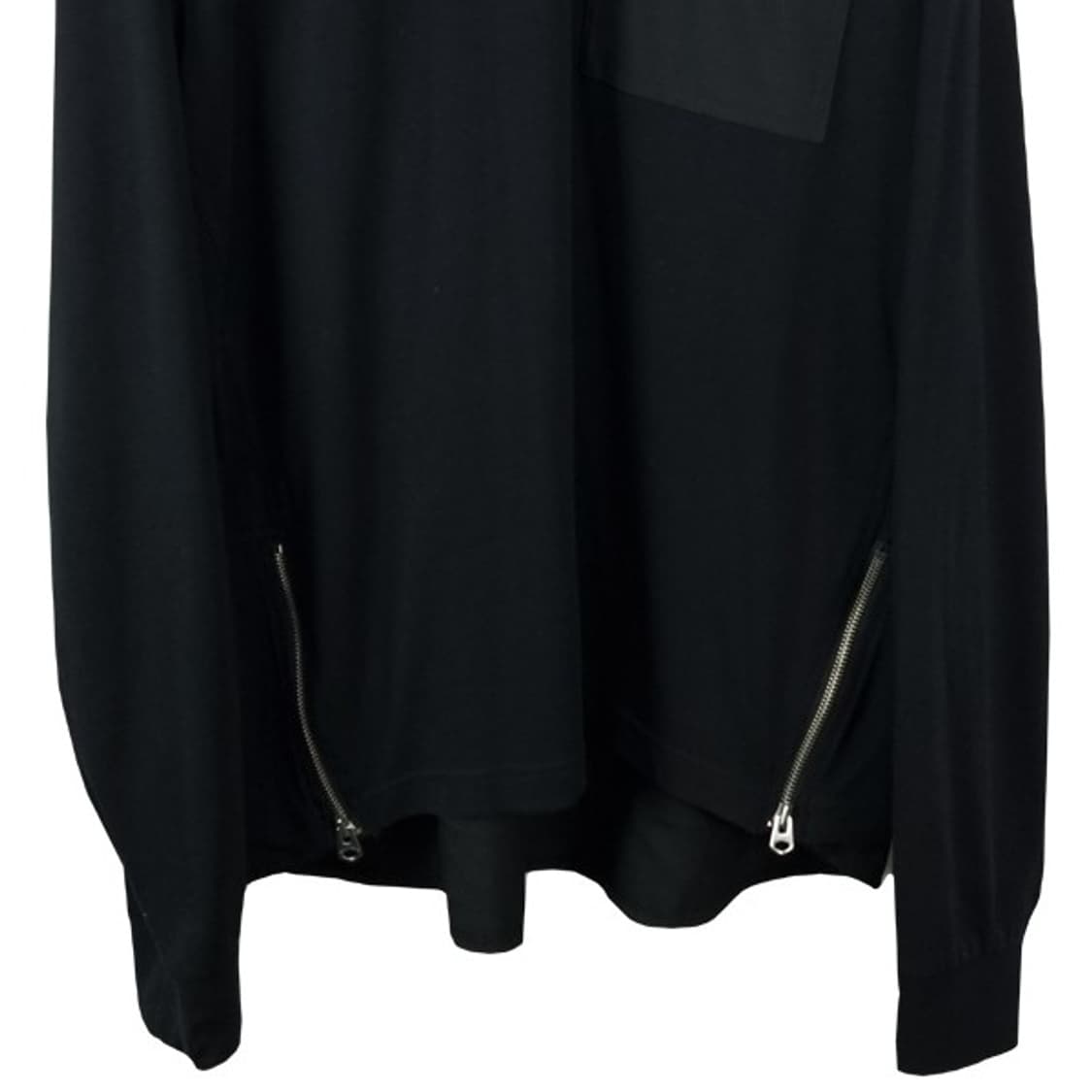 [일꼬르소] 22 S/S 오버사이즈 롱슬리브 긴팔티 블랙 M19913 상품이미지5