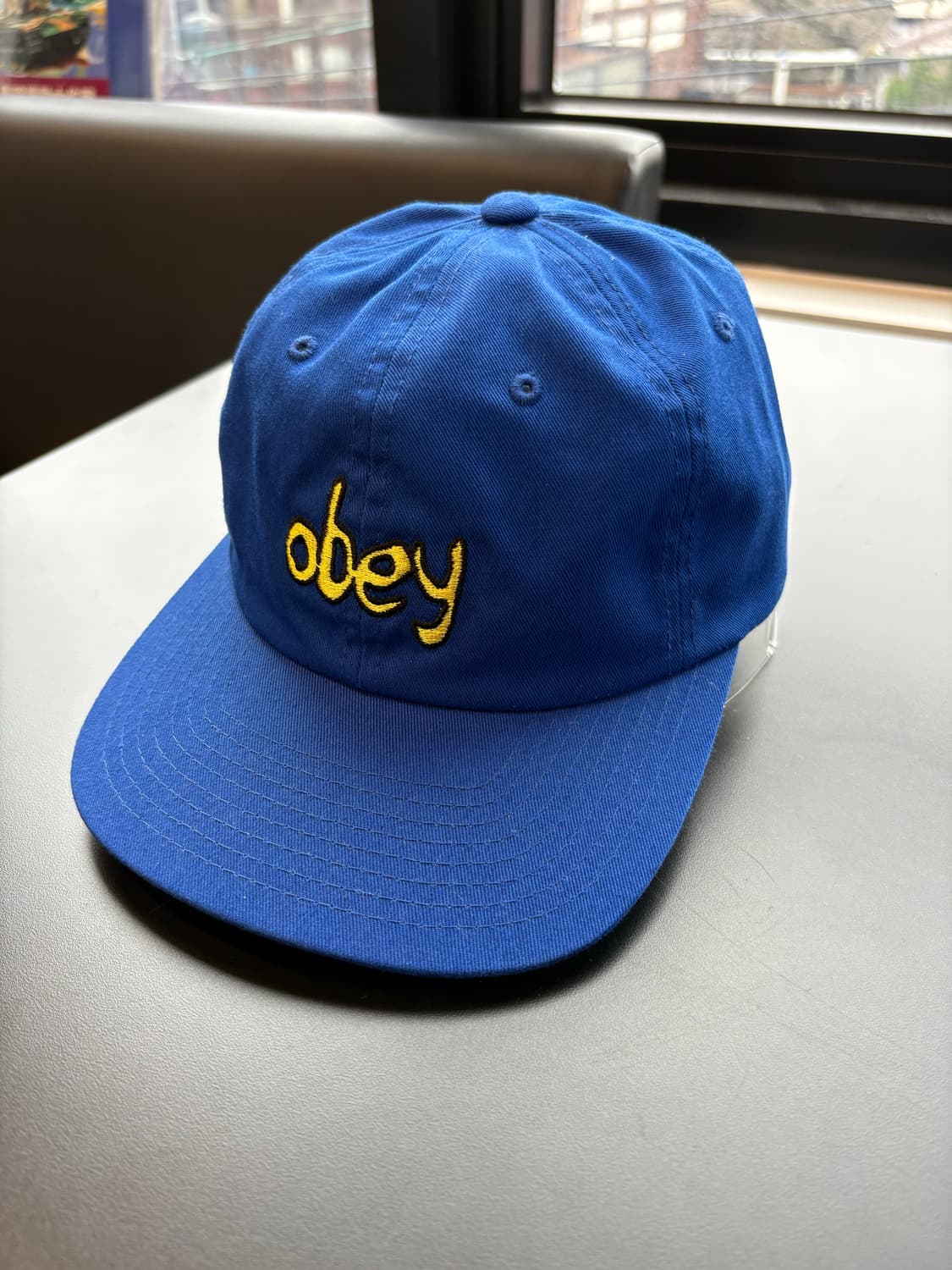 오베이 OBEY 블루 샘플 캡 상품이미지3